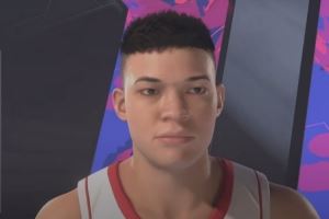 吧友们打个分！网友在NBA 2k25里制作杨瀚森形象 身披火箭球衣