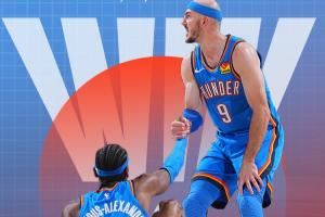 🌊半场领先33分早早结束悬念 雷霆4-1绅士横扫森林狼杀入总决！