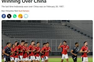 剑拔弩张！印尼媒体：是时候结束对中国超30年不胜纪录！