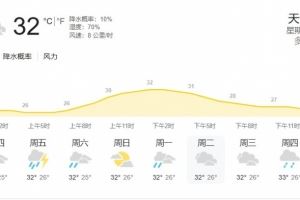 印尼雅加达当地天气：气温32度，湿度70%，降水概率10%