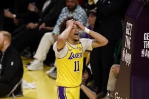网友：听说你不想待在湖人了？海斯：瞎说！我从来没说过😡